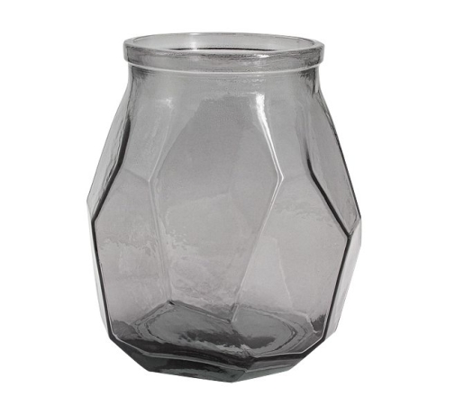 Ваза Origami, серая, 19 см. SAN MIGUEL