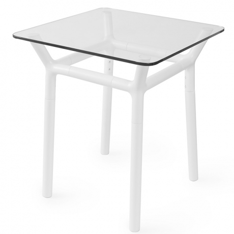 Столик придиванный Konnect, белый, Umbra