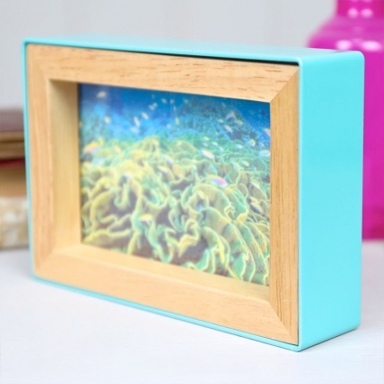 Фоторамка fotoblock, 10х15 см, голубая, Umbra