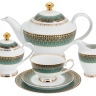 Чайный сервиз Бухара зелёный, 6 персон, 23 предмета, Midori