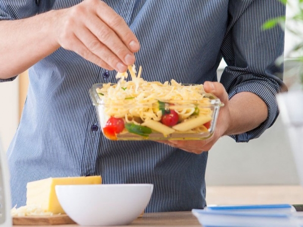 Контейнер прямоугольный, 0,45 л. CLIP&CLOSE GLASS Emsa