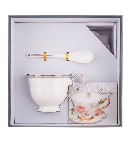 JK-109 Чайная пара "Венецианская Классика" (Venice Classic Pavone)