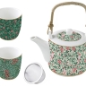 Набор для чая Цветочная фантазия: чайник 0,6 л. с ситечком, 2 чашки 0,16 л. Easy Life