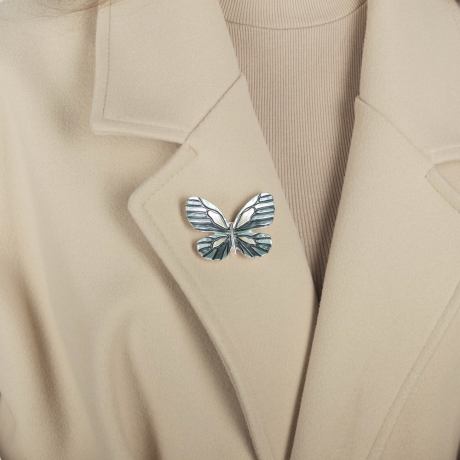 Брошь Бабочка XZ1386.22 BL/S Shadore