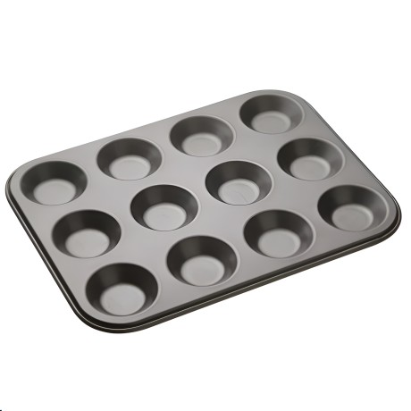 Форма для выпечки с антипригарным покрытием на 12 отверстий MasterClass, 32х24 см. Kitchen Craft