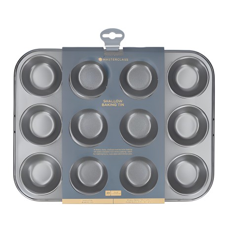 Форма для выпечки с антипригарным покрытием на 12 отверстий MasterClass, 32х24 см. Kitchen Craft
