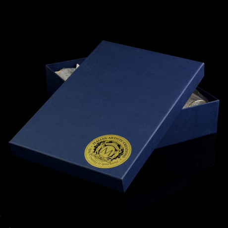 Бокалы для шампанского AMORE, набор 6 шт, хрусталь/декор золото 24К