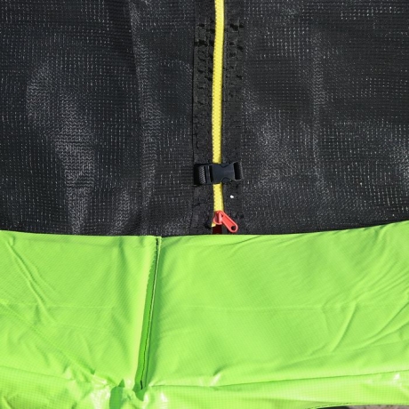 Батут DFC JUMP 8ft складной, c сеткой, цвет apple green