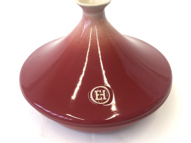 Тажин Emile Henry II 2 л. 27 см. Градиент цвет: гранат