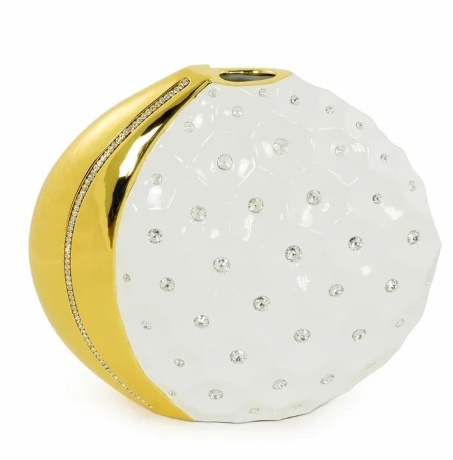 Ваза настольная, 48x40 см. TOKIO, керамика, swarovski