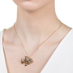 Колье-брошь Рыбка Fiore Luna