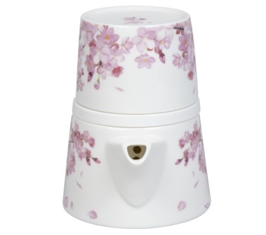 Набор "Чай для меня" - Цветущая вишня чайник заварочный + кружка + подставка Koenitz