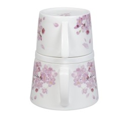 Набор "Чай для меня" - Цветущая вишня чайник заварочный + кружка + подставка Koenitz