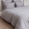 Комплект постельного белья "CASTELLO", сатин, 150х210+220x240+50х70 см. серый