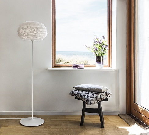 Торшер Champagne white, 38х140 см. 1,5 м. PVC провод с вилкой Umage