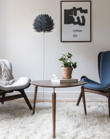 Торшер Champagne white, 38х140 см. 1,5 м. PVC провод с вилкой Umage