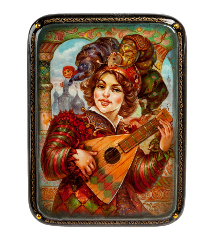 ШК-65/ 6 Шкатулка "Скоморох" исп. Данченко