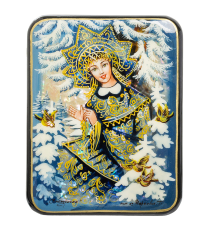 ШК-55/ 72 Шкатулка "Снегурочка" авт. Маркова Т.