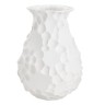 Ваза для цветов, 30,5 см, декоративная, фарфор P, белая, матовая, Текстура, Bridgit, Home & Style