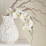 Ваза для цветов, 30,5 см, декоративная, фарфор P, белая, матовая, Текстура, Bridgit, Home & Style