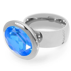 Кольцо TIVOLA big S royal blue delite 17.2 мм