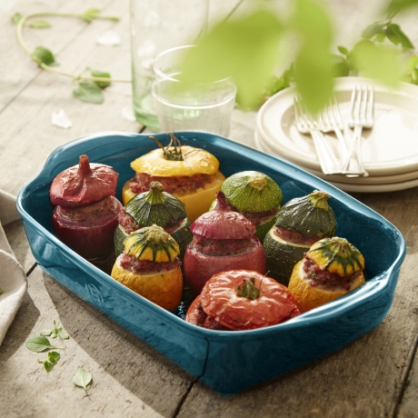 Форма для запекания Emile Henry, 36x23x7 см. прямоугольная, цвет: лазурь