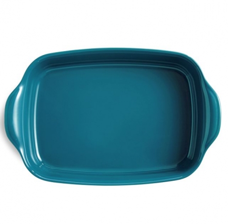 Форма для запекания Emile Henry, 36x23x7 см. прямоугольная, цвет: лазурь