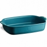 Форма для запекания Emile Henry, 36x23x7 см. прямоугольная, цвет: лазурь