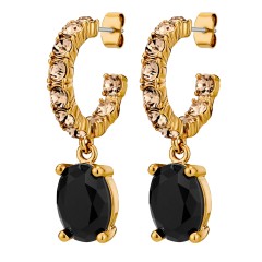 Серьги BARBARA SG BLACK / GOLDEN