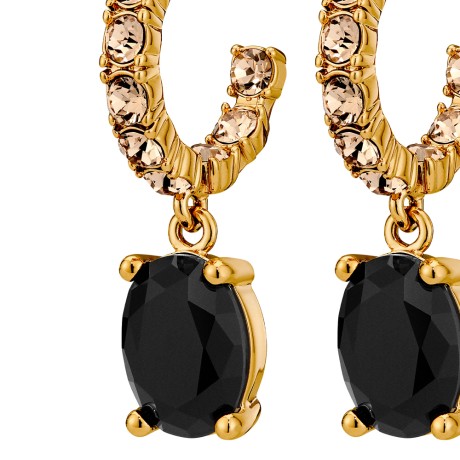 Серьги BARBARA SG BLACK / GOLDEN