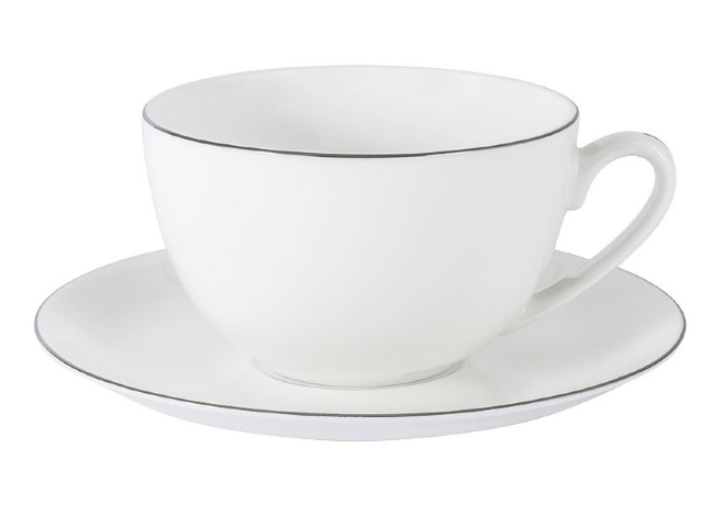 Чашка с блюдцем Арктика, 250 мл. Emily