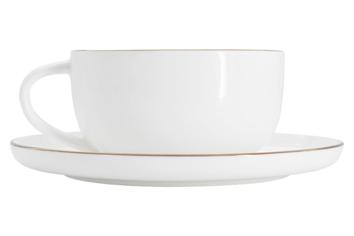 Чашка с блюдцем Кашемир Голд, 300 мл. Maxwell & Williams