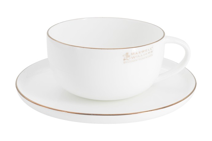 Чашка с блюдцем Кашемир Голд, 300 мл. Maxwell & Williams
