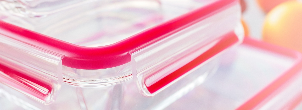 Контейнер прямоугольный, 1,3 л. CLIP&CLOSE GLASS Emsa