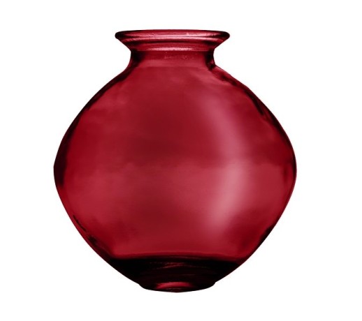 Ваза Neon, рубиновая, 26 см. SAN MIGUEL