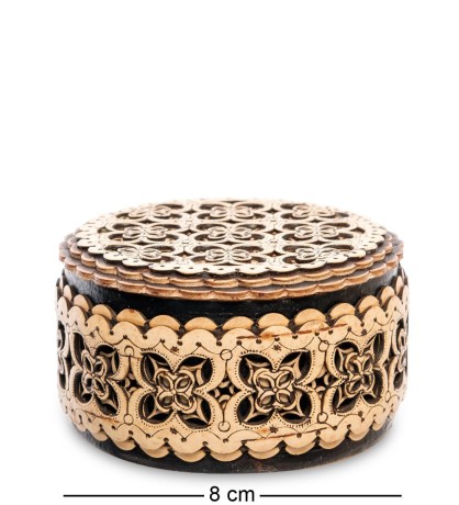 BST-409 Шкатулка прорезная (береста, прорезная)