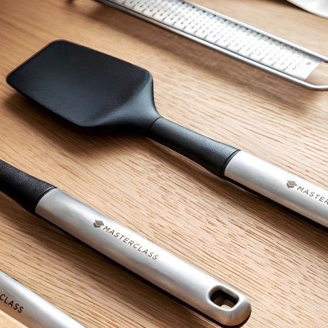 Ложка-лопатка с мягким захватом из нерж/стали Soft Grip MC, 30 см. GREY Kitchen Craft