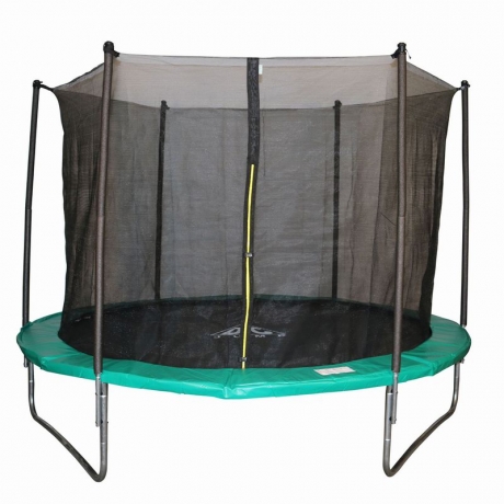 Батут DFC JUMP 10ft складной, c сеткой, green