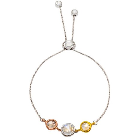 Браслет Crystal C2101SW-B01.1 BW/MIX Fiore Luna