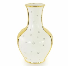 Ваза, 24х37,5 см. DUBAI, керамика, swarovski