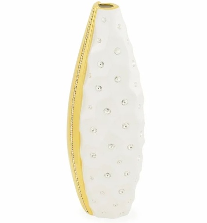 Ваза настольная, 62 см. TOKIO, керамика,swarovski