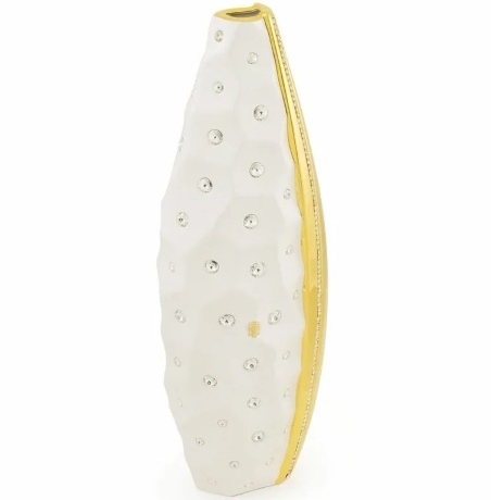 Ваза настольная, 62 см. TOKIO, керамика,swarovski