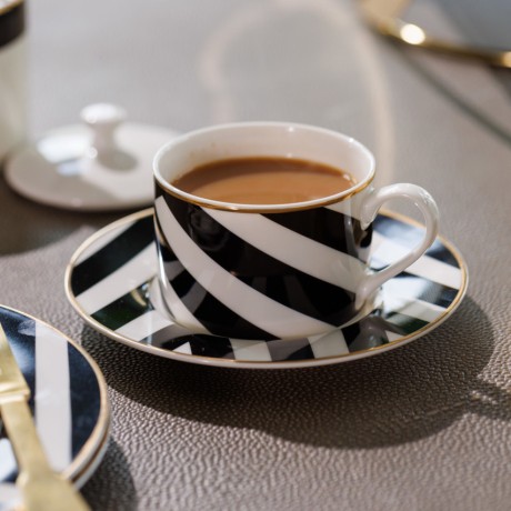 Набор из 4 кружек фарфоровых Mikasa Luxe Deco, 380 мл. Kitchen Craft