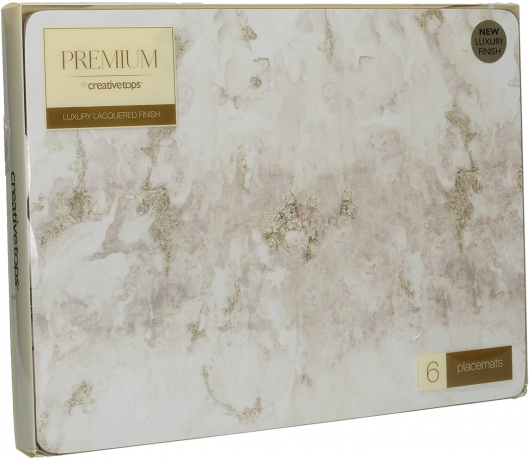 Набор из 4 подставок, 40x29 см. Grey Marble Kitchen Craft
