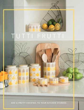 Корзина для фруктов T&G Tutti Frutti, Ананас, 31x28 см.