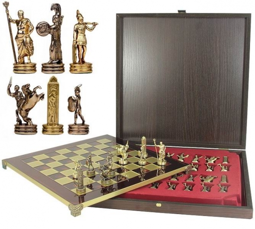 Шахматы Греческая мифология, 36х36см, Manopoulos