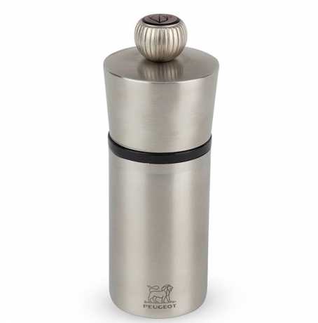 Мельница для перца нержавейка, 10 см. Pocket Peugeot