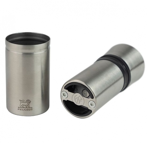 Мельница для перца нержавейка, 10 см. Pocket Peugeot