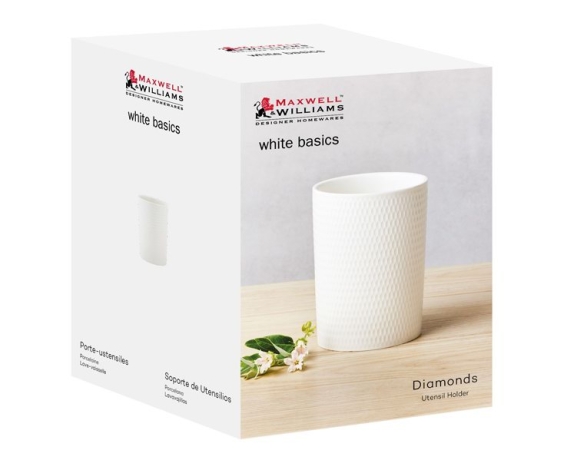 Банка-подставка под кухонные аксессуары Даймонд, 12,5 см. Maxwell & Williams