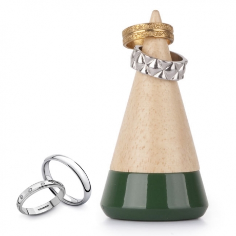 Подставка для колец Geo, зеленая, Umbra